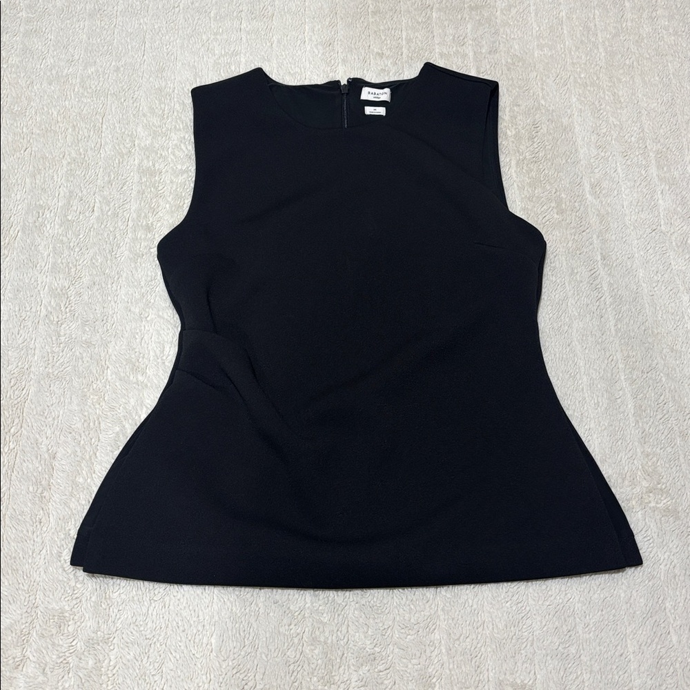 Aritzia Black Sleeveless Structured Top